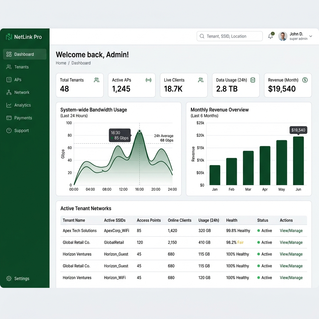 M Kullima Platform Dashboard